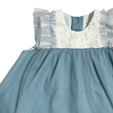 Abito Corto Con Culotte In Tulle Neonata DEL SUR 0078