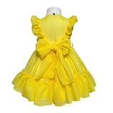 Abito Elegante Smanicato In Organza Neonata BUFI B0279A