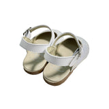 Scarpe Primi Passi Modello Ballerina Aperte Sul Retro In Pelle Neonata RIZITOS B3001R