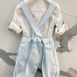 Completo Elegante Con Salopette Neonato BUFI M0339A