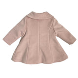 Ausgestellter Stoffmantel mit Rundkragen für Baby-Mädchen ISABEL F590