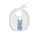 Warmes Baumwolllätzchen mit puderblauem Kaninchen für Neugeborene TETO E TATTA BA5530