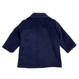 Ausgestellter Stoffmantel mit Kragen für Neugeborene ISABEL F537