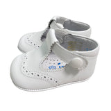 Scarpa Da Culla Francesina In Pelle Neonato Indice 1672P