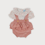 Completo Con Salopette E Camicia Neonata SARDON VE235