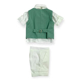 Completo Con Bermuda E Panciotto Doppiopetto Neonato ISABEL F214