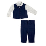 Smoking Elegante 5 Pezzi In Caldo Cotone Neonato ISABEL B475