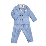 Completo Elegante Con Giacca In Misto Lino Neonato BUFI M0215A