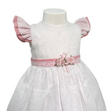 Abito Mezza Manica In Misto Lino Neonata NINNAOH E24AB22