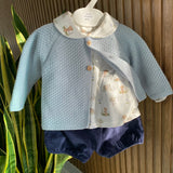Completo Tre Pezzi Con Bermuda Neonato BABY FASHION 533.1