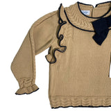 Completo 2 pezzi in Caldo Cotone Beige Bambina RAHIGO 23258