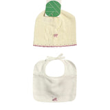Set Bavetta E Cappello Neonata BEBE' MARGO' B062S