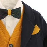 Anzug mit eleganter Zeremonienjacke für Neugeborene BUFI M0131A