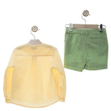 Completo Con Bermuda E Camicia In Cotone Bambino YOEDU 1222
