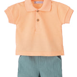 Completo Con Polo E Bermuda Neonato CALAMARO 11119