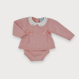 Completo Con Culotte In Tessuto Anallergico Neonata SARDON MC189