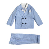 Completo Elegante Con Giacca In Misto Lino Neonato BUFI M0215A