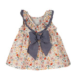 Abito Smanicato In Cotone Bambina CALAMARO 21254