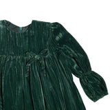 Abito Svasato Manica Lunga In Velluto Bambina DEL SUR 5187