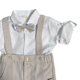 Completo Elegante Con Panciotto Neonato NINNAOH E24COM226