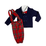 Completo Elegante Con Cardigan Cerimonia Neonato BUFI M0087A