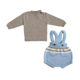 Babyoverall-Set aus 100 % Wolle WEDOBLE I2306301B