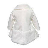 Cappotto Svasato In Panno Ed Ecopelliccia Con Collo Tondo Bambina ISABEL F591