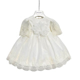 Abito Elegante Battesimale In Tulle Neonata TETO E TATTA VE7428