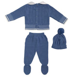 Tutina Spezzata Con Cappello In Tessuto Anallergico Neonato BABY FASHION 520.8T
