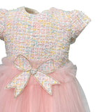 Abito Elegante In Tulle Con Corpetto Multicolour Bambina DAGA 9402
