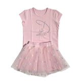 Completo Con Gonna In Tulle E T-Shirt Bambina DAGA M9722