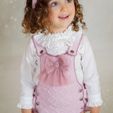 Completo 2 Pezzi Con Salopette E Camicia Neonata RAHIGO 25271