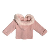 Cappotto Doppiato Tricot Con Cappuccio Con Pelliccia Neonato/a SARDON VE317
