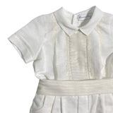 Completo Corto Elegante In Lino Con Bermuda Neonato PONTO POR PONTO 6143