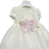 Abito Elegante Battesimale In Cotone Neonata TETO E TATTA VE7429