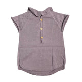 Pagliaccetto Corto In Maglia Lavorata In Cotone Biologico Neonata WEDOBLE 05305C