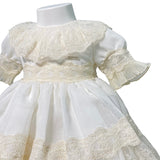 Abito Elegante Mezza Manica In Pizzo Bambina MIMOSA POSEIDON