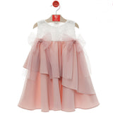 Abito Elegante Smanicato Bambina DEL SUR 0559