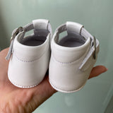Scarpe Culla Con Occhielli In Pelle Neonato INDICE 403