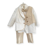 Completo Elegante In Raso Con Giacca Neonato LES ETOILES CLAUDIO