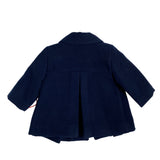 Ausgestellter Stoffmantel mit Rundkragen für Babymädchen DEL SUR 3991S