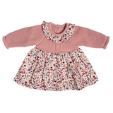 Kombiniertes Kleid aus warmer Baumwolle für Mädchen, BABY FASHION 5262