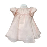 Abito Svasato Mezza Manica In Organza E Strass Neonata PETIT 2016046