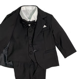 Smoking Elegante 5 Pezzi In Caldo Cotone Neonato ISABEL B475