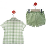 Completo Con Bermuda E Camicia In Cotone Neonato DEL SUR 0277