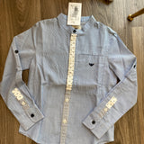 Shirts in Light Blue Cotton Boy Armani 3Z4C05