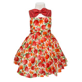 Abito Elegante Smanicato Fantasia Floreale Bambina NINNAOH E24DFA22