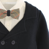 Completo Elegante Con Cardigan Cerimonia Neonato BUFI M0091A