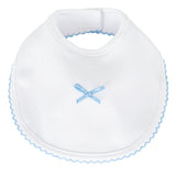 Bi-Color Bib With Bow For Babies SQUID 74017