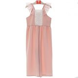 Tuta Elegante Smanicata In Tessuto Bambina DEL SUR 1276